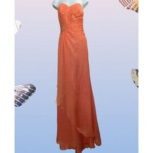 Womens‎ Bicici prom formal evening dress size M Salmon Peachy color